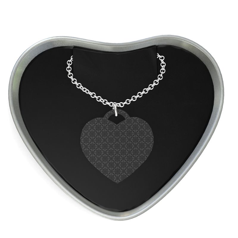 Sterling silver heart pendant
