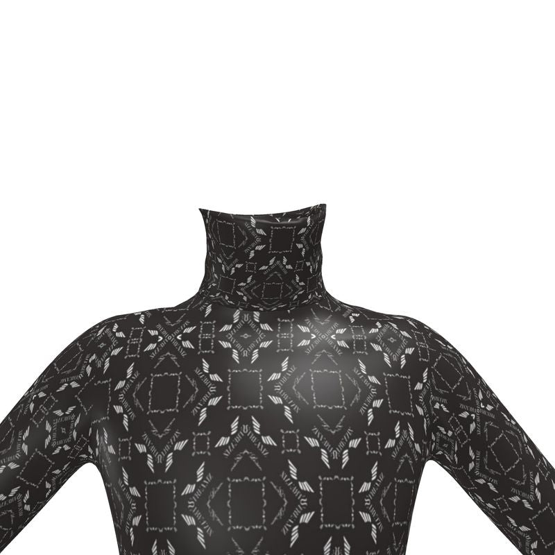 Mens slim fit roll neck