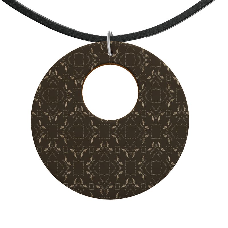 Wooden Pendant Organic Shapes