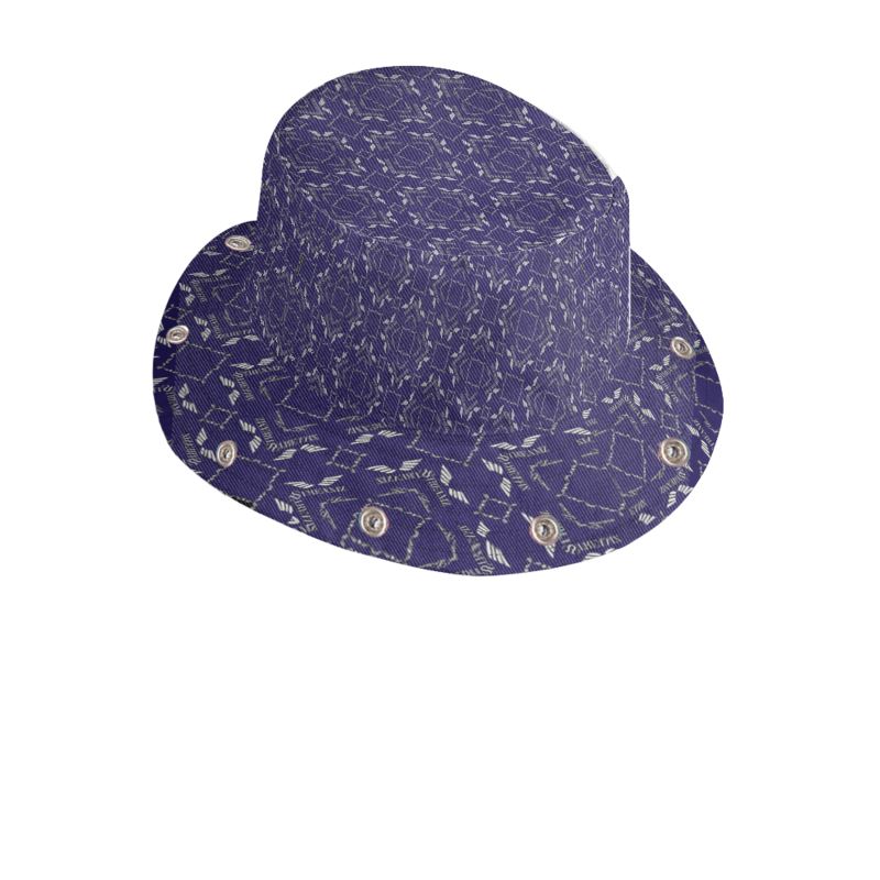 Streamz Blue Diamond Bucket Hat with Visor