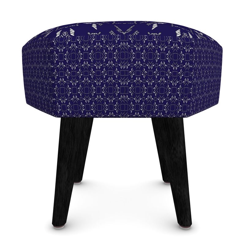 Streamz Blue Diamonds Footstool