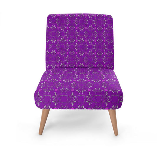 Purple Luxe Occasional Chair