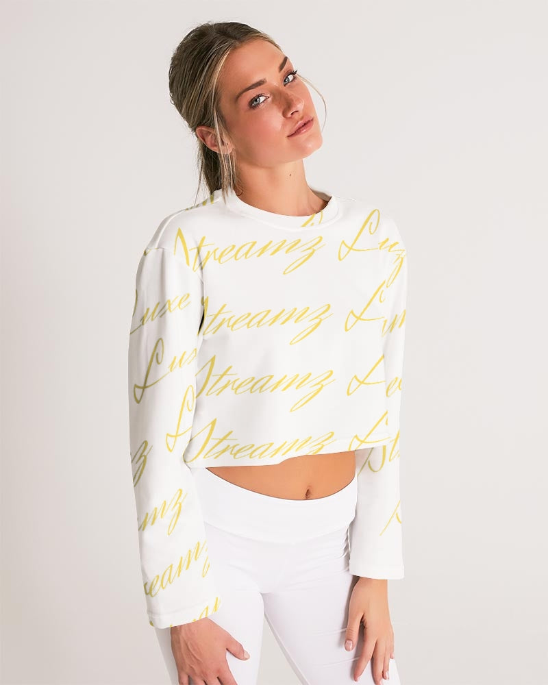 Streamz Gold Rush Women's Cropped Sweatshirt