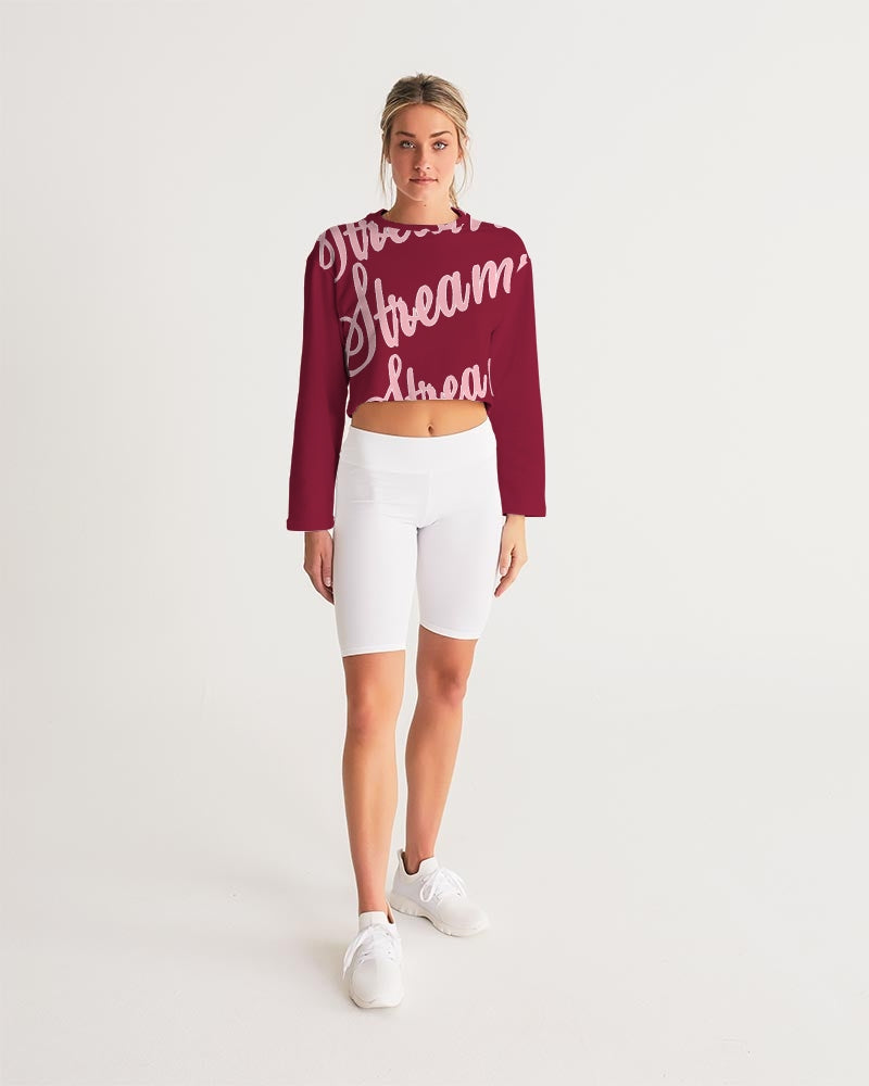 Streamz Air Rights V12 Women's Cropped Sweatshirt