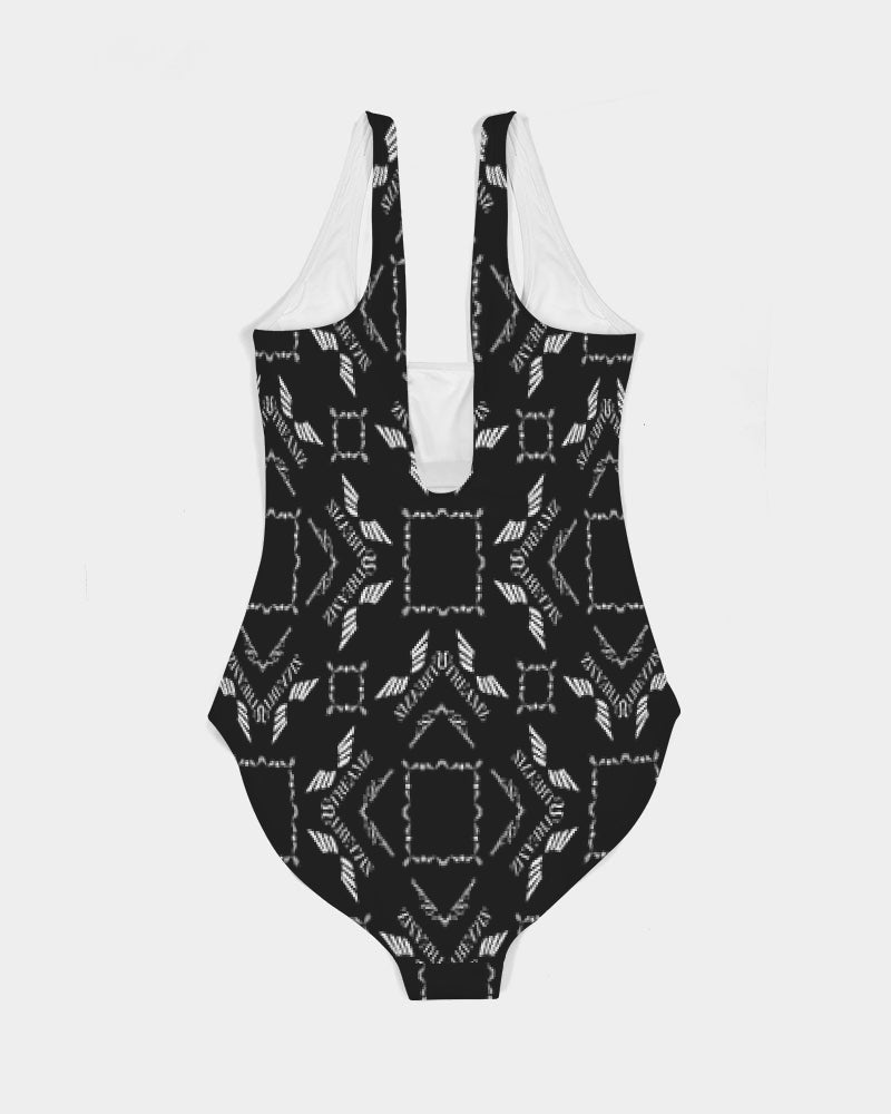Streamz Black Diamonds Women's One-Piece Swimsuit