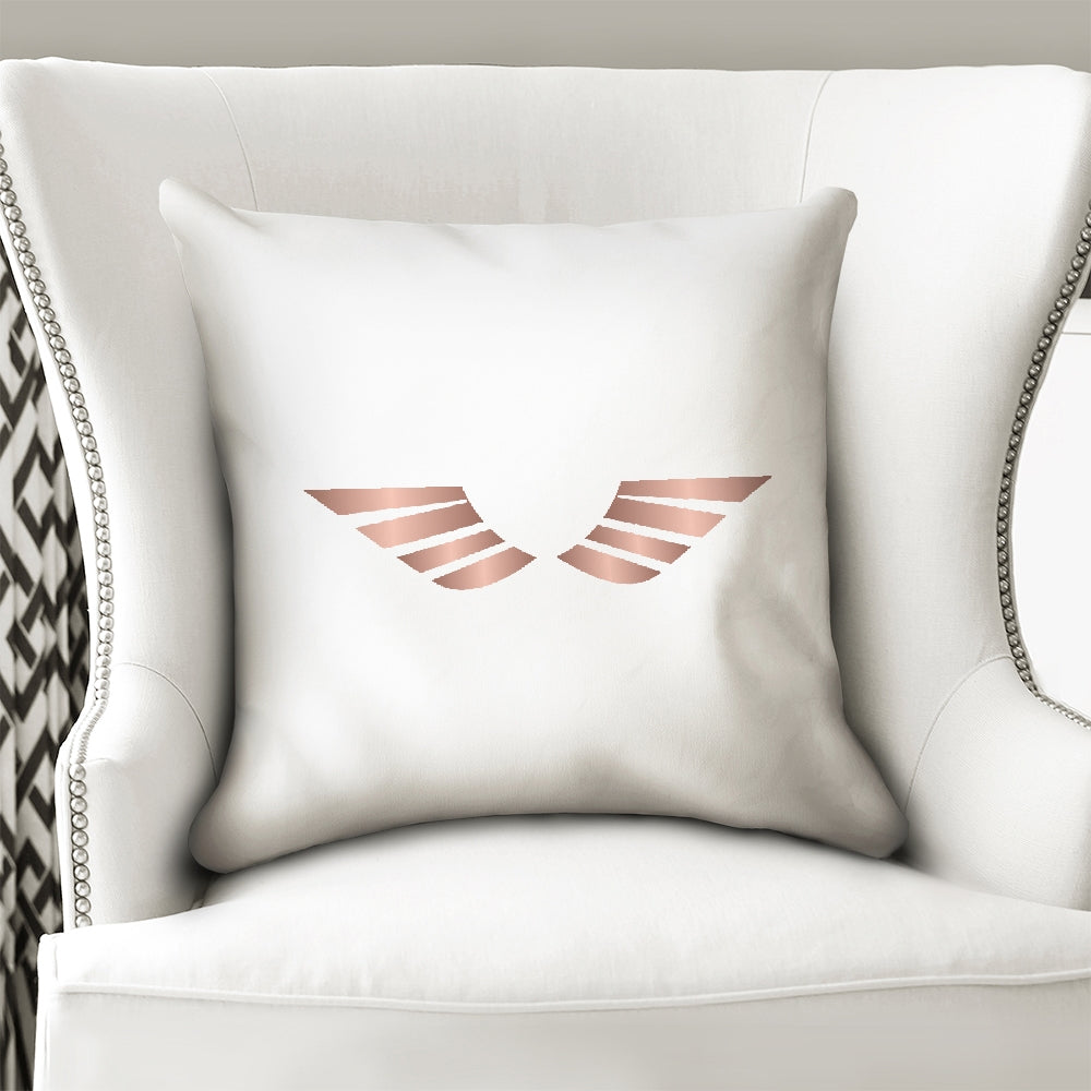 Streamz Classic Rose Gold Throw Pillow Case 18"x18"