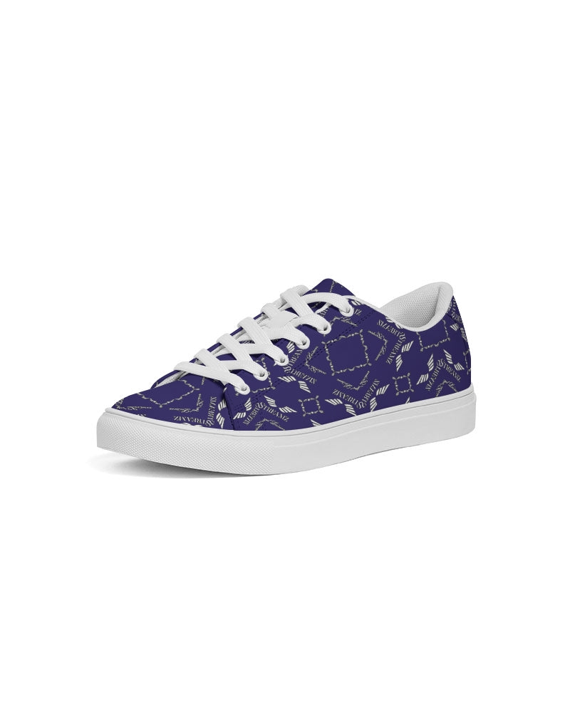 Streamz Blue Diamonds Women's Faux-Leather Sneaker