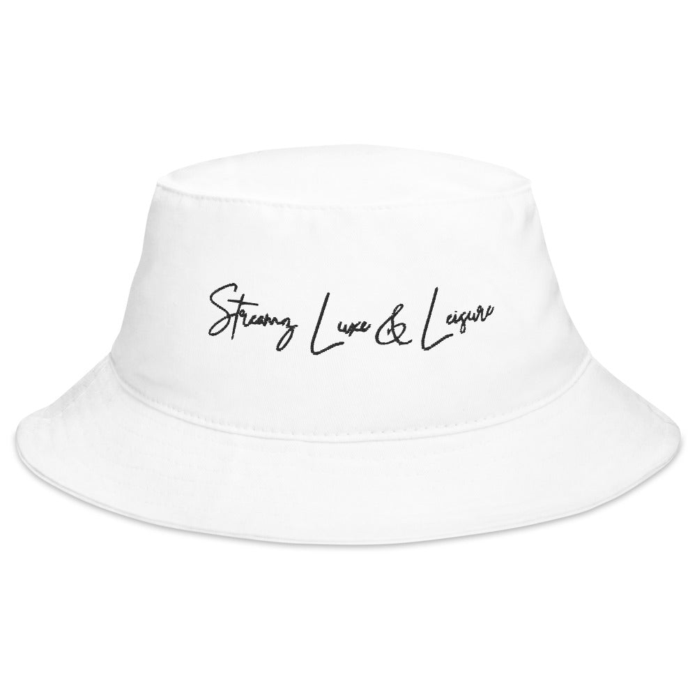Streamz White Bucket Hat