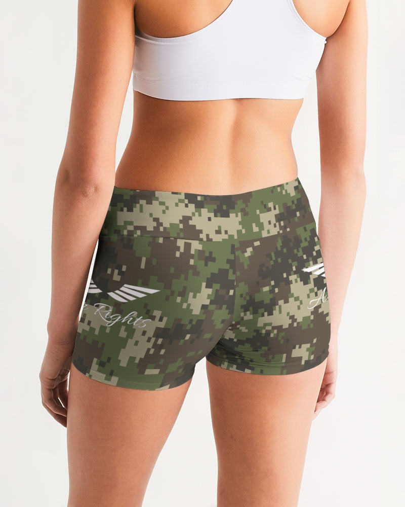 SLL PUREVET AR1 Women's Mid-Rise Yoga Shorts