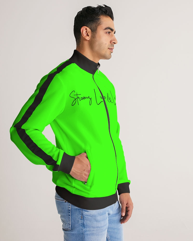 Streamz Vantage Select Men's Stripe-Sleeve Track Jacket