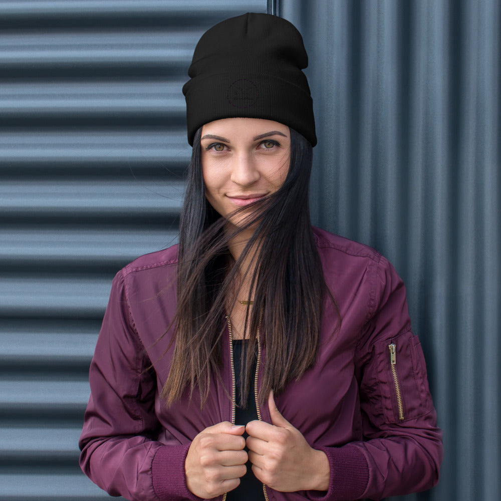 Streamz MetaBlack Embroidered Beanie