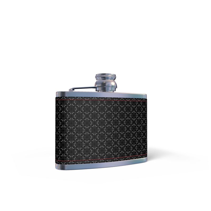 Leather Wrapped Hip Flask