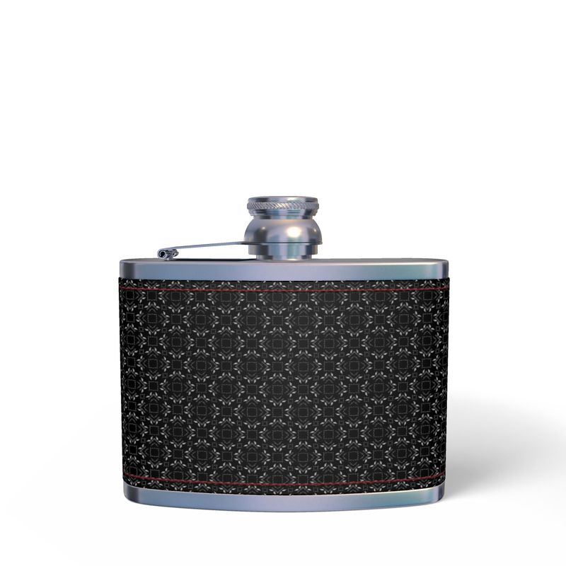 Leather Wrapped Hip Flask