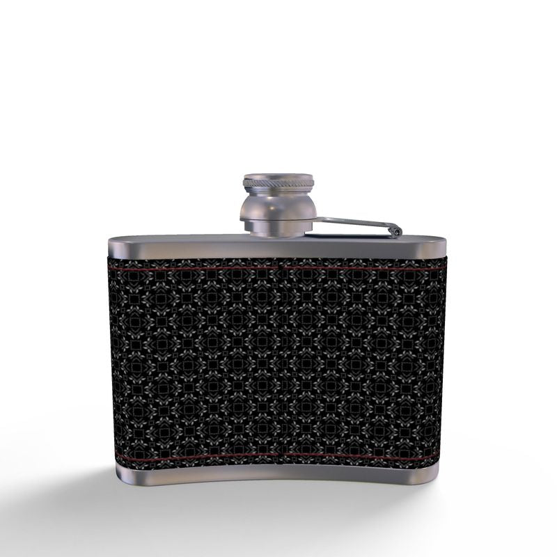 Leather Wrapped Hip Flask