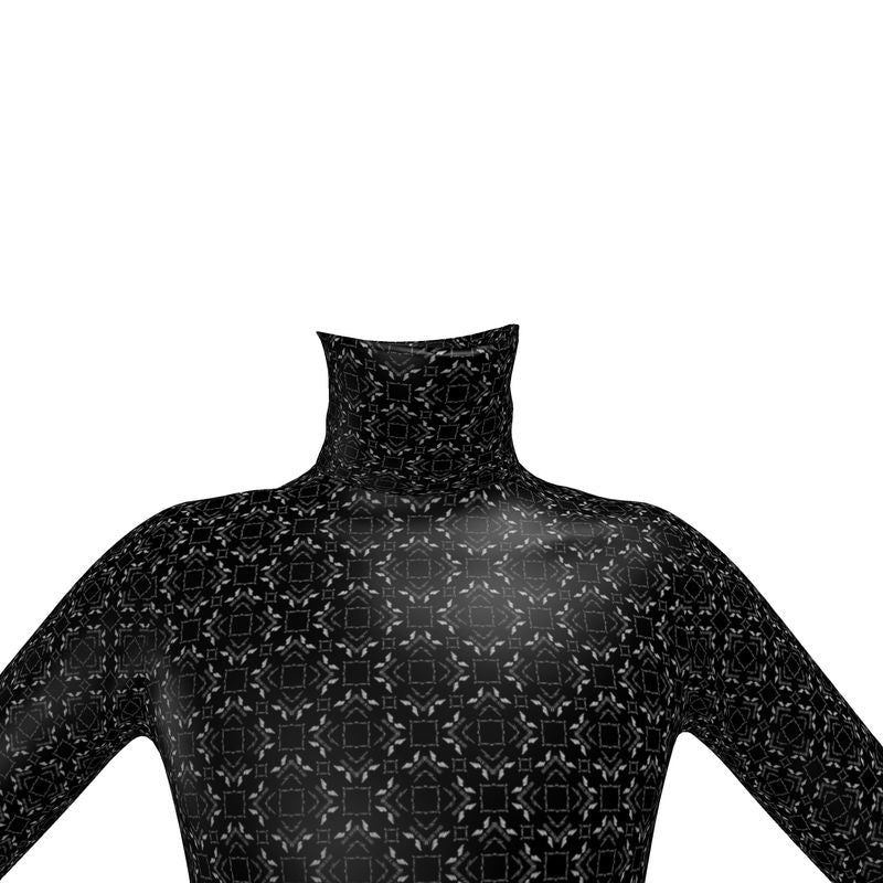 Mens slim fit roll neck