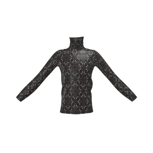 Mens slim fit roll neck