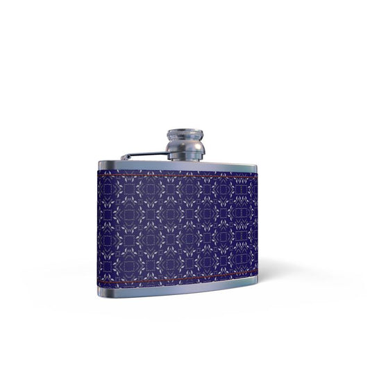 Leather Wrapped Hip Flask