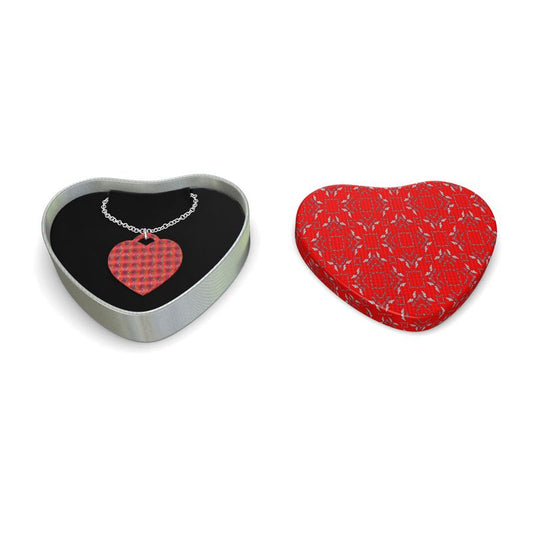 Sterling silver heart pendant