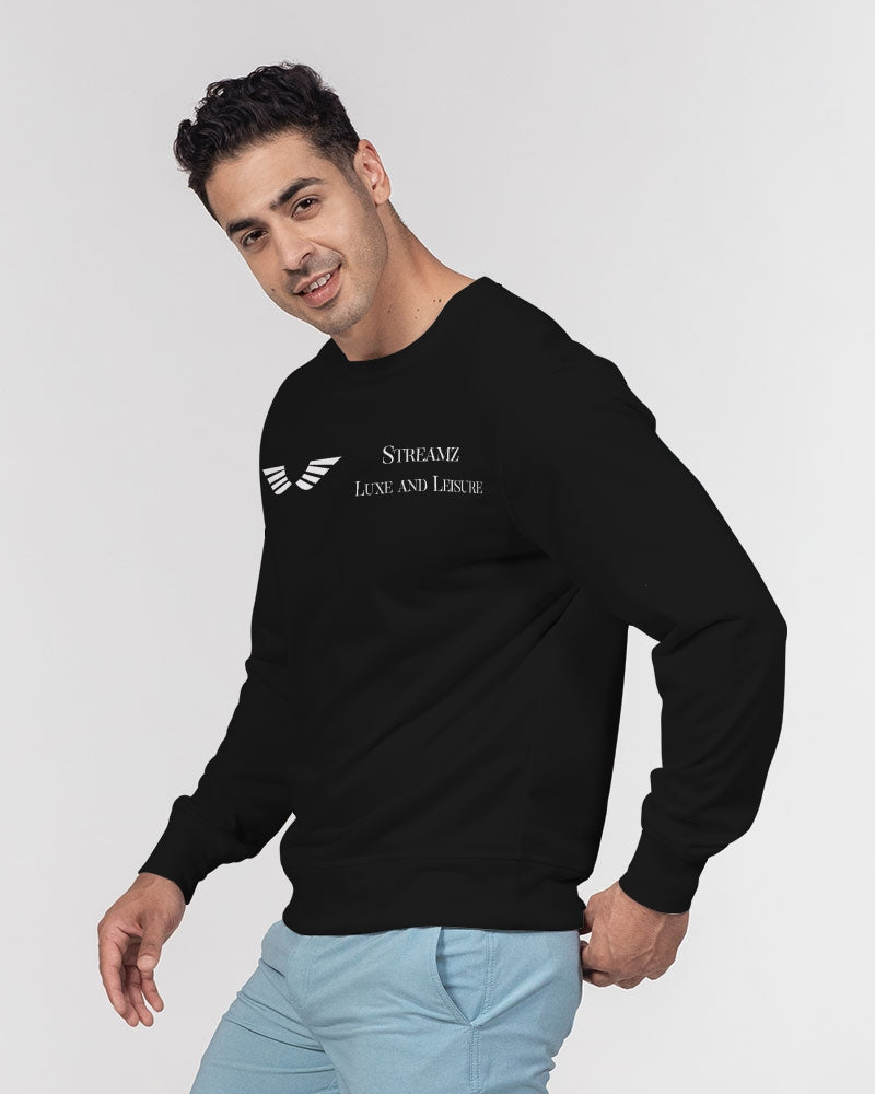 Streamz Star Code 9 Men's Classic French Terry Crewneck Pullover