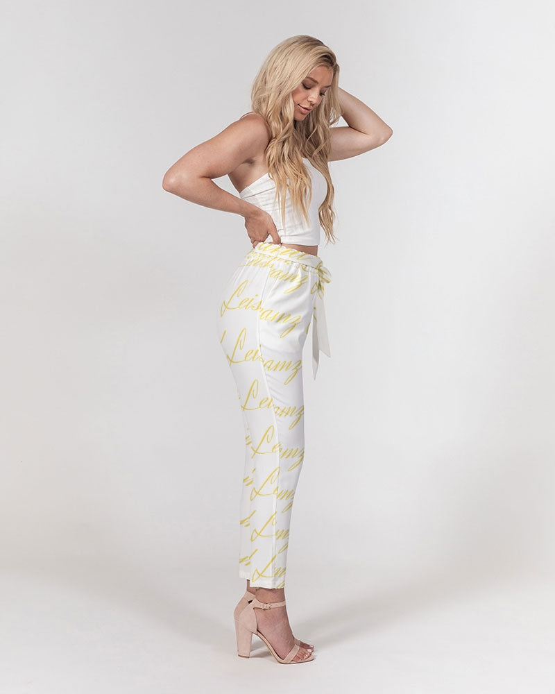 Streamz Gold Rush Women's Belted Tapered Pants
