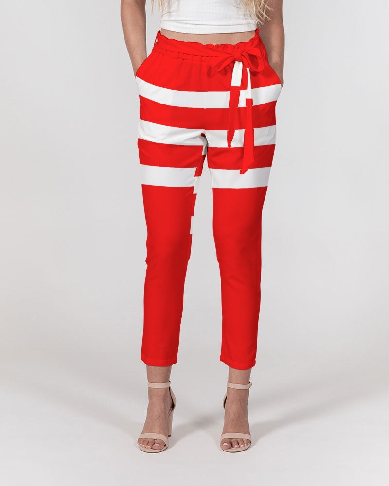 Red Ambition II Women's Belted Tapered Pants