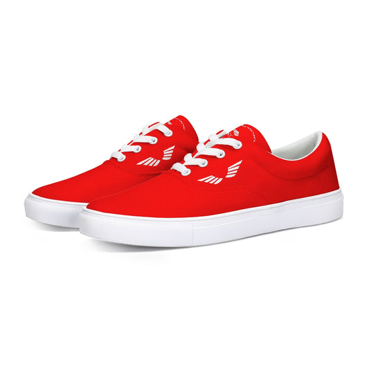 Streamz Red Ambitions Lace Up Canvas Shoe