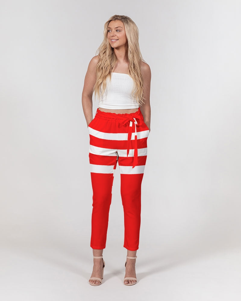 Red Ambition II Women's Belted Tapered Pants