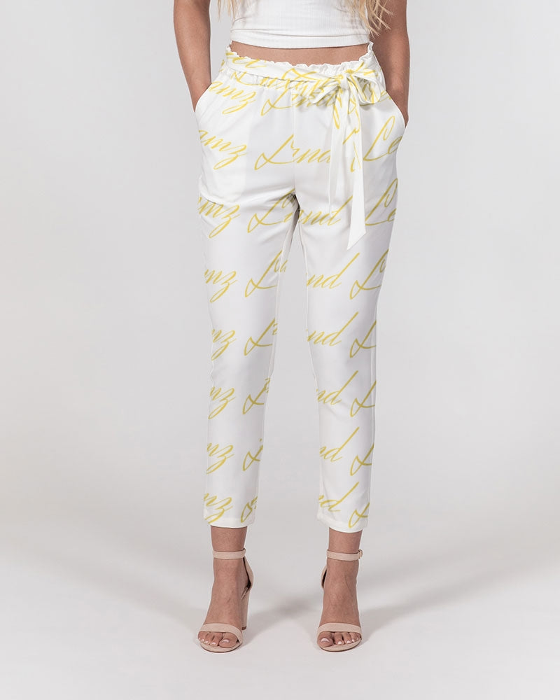 Streamz Gold Rush Women's Belted Tapered Pants