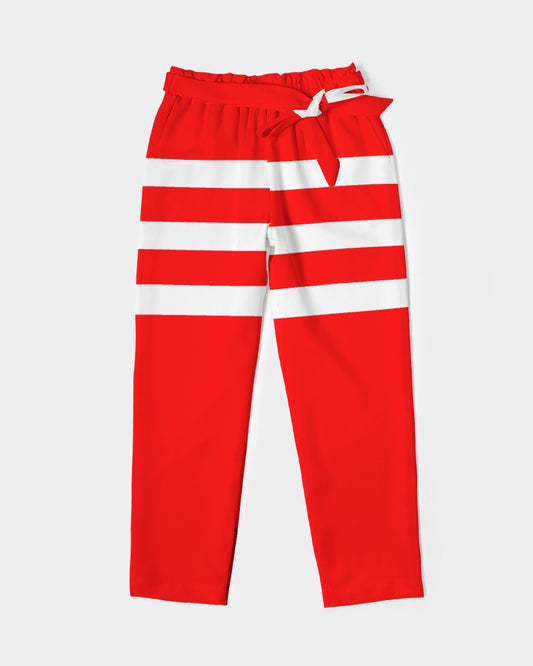 Red Ambition II Women's Belted Tapered Pants