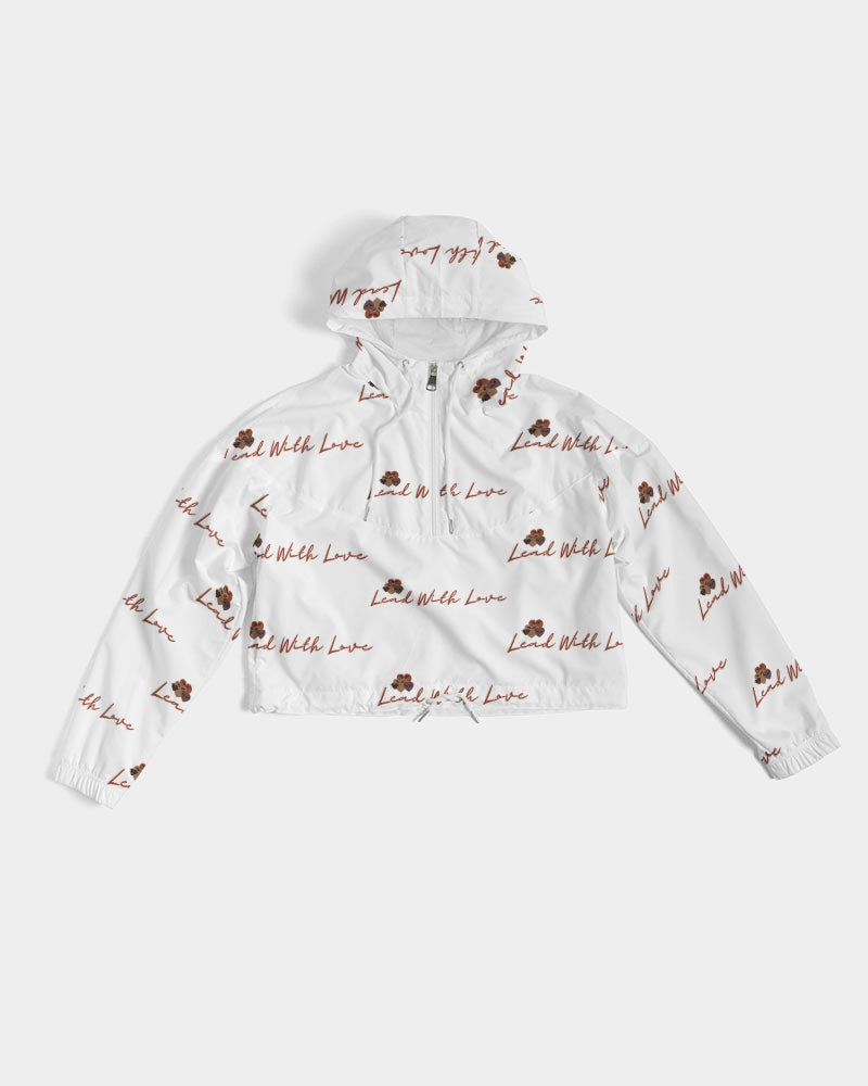 Lead with Love by SLL Women's Cropped Windbreaker