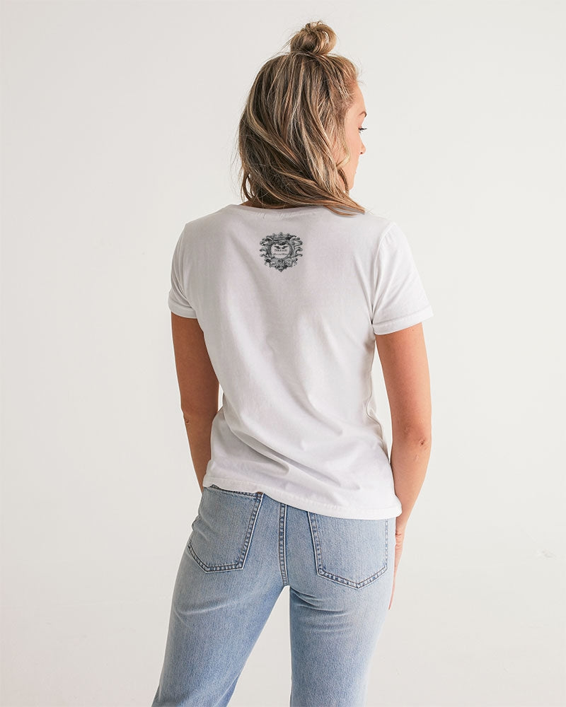 Crown by Streamz Luxe and Leisure Women's V-Neck Tee