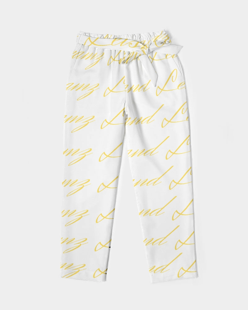 Streamz Gold Rush Women's Belted Tapered Pants