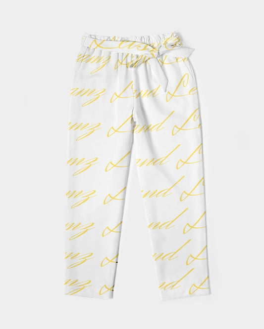 Streamz Gold Rush Women's Belted Tapered Pants