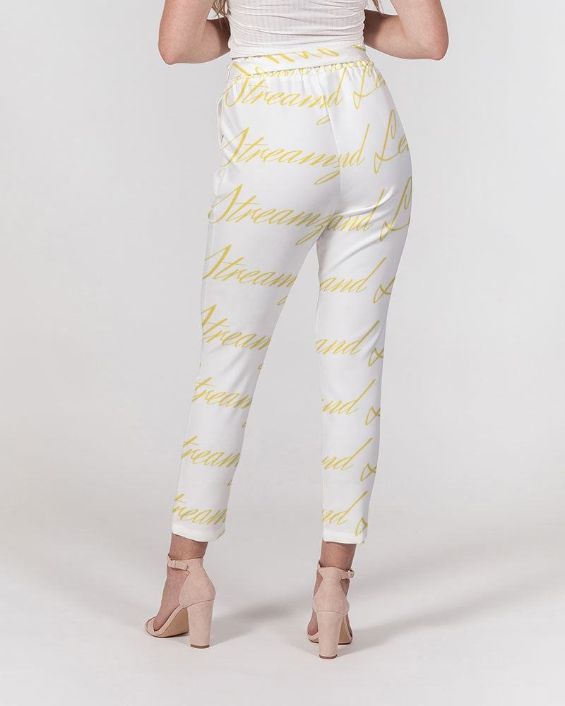 Streamz Gold Rush Women's Belted Tapered Pants