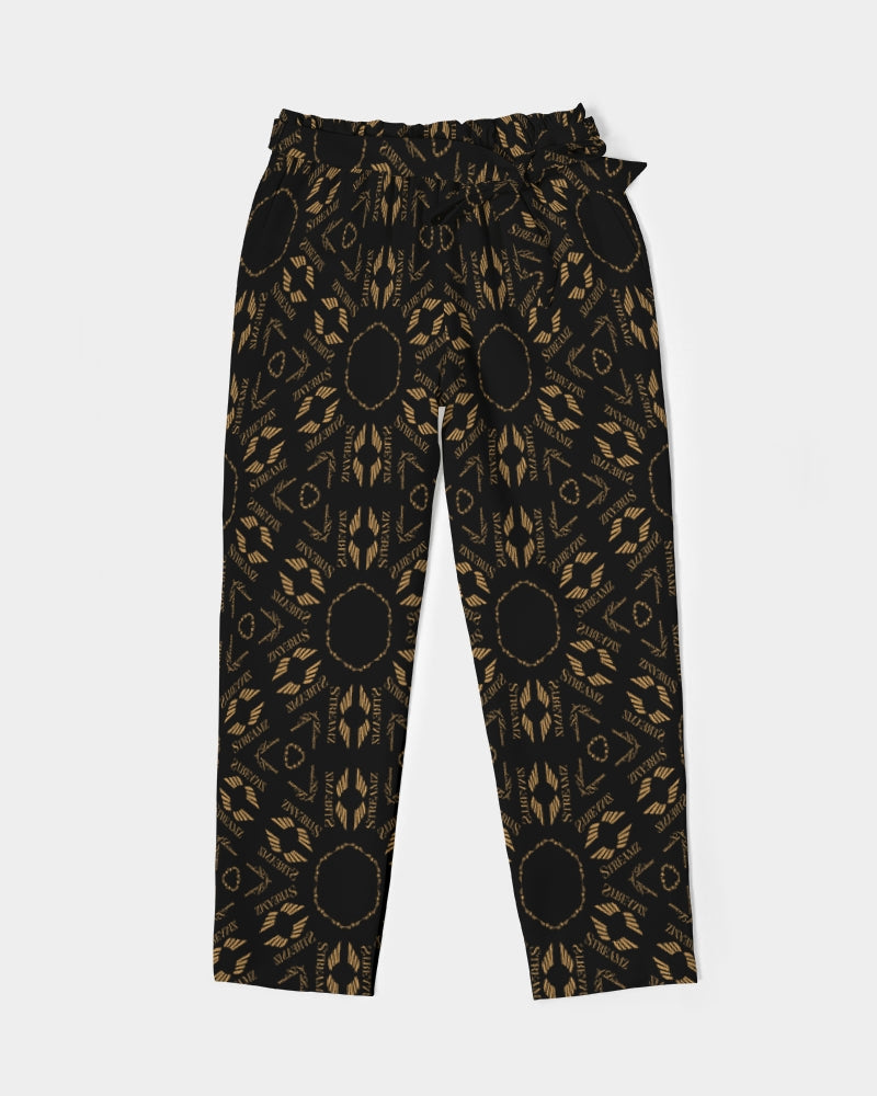 Streamz  Patterns of Expression Women's Belted Tapered Pants