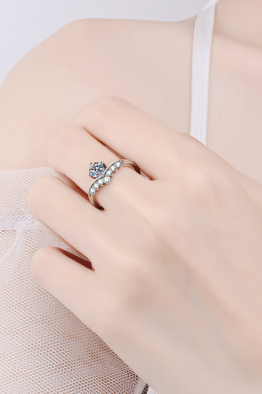 Moissanite Ring