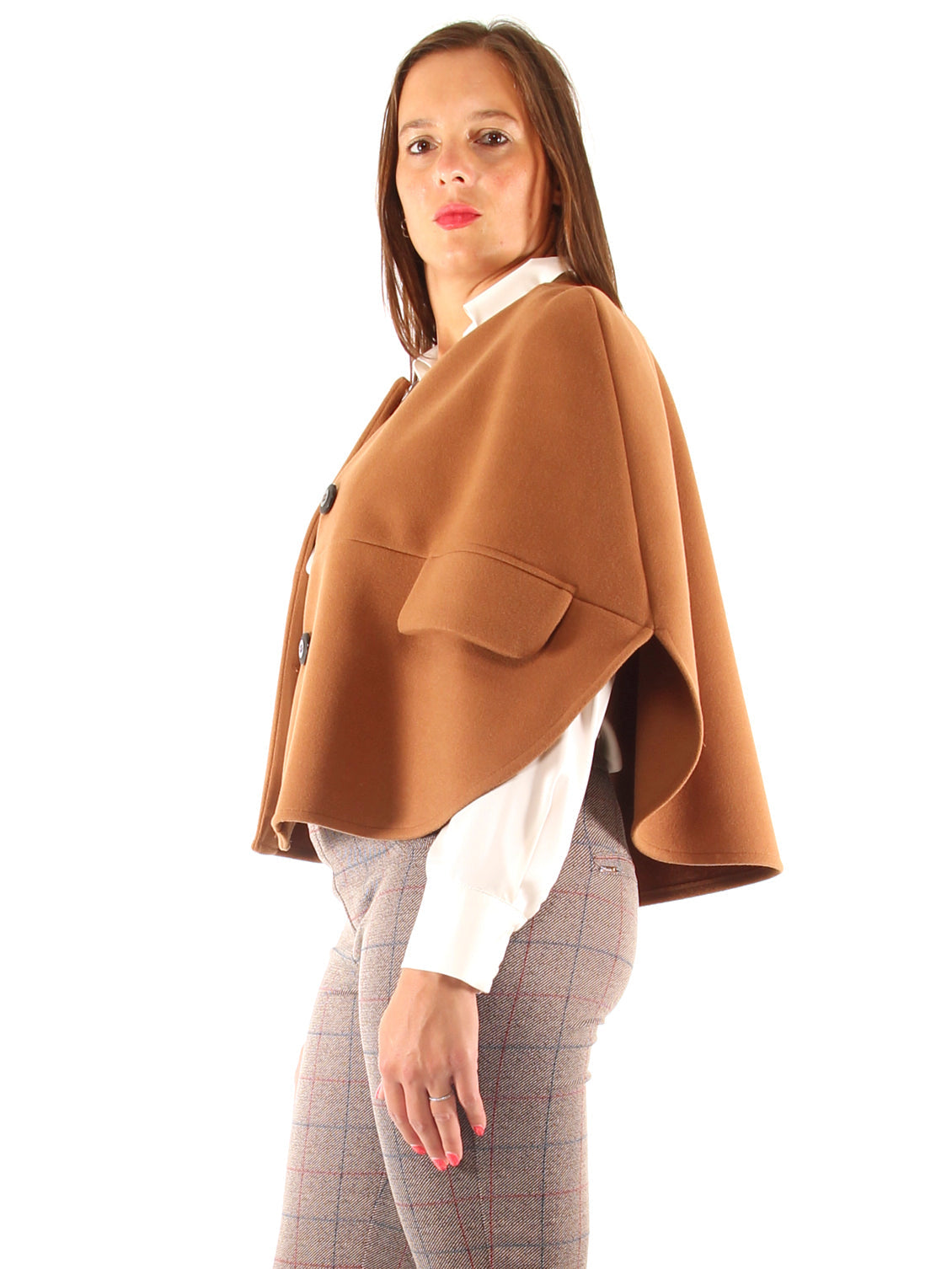 Mantella donna in velour taglia unica