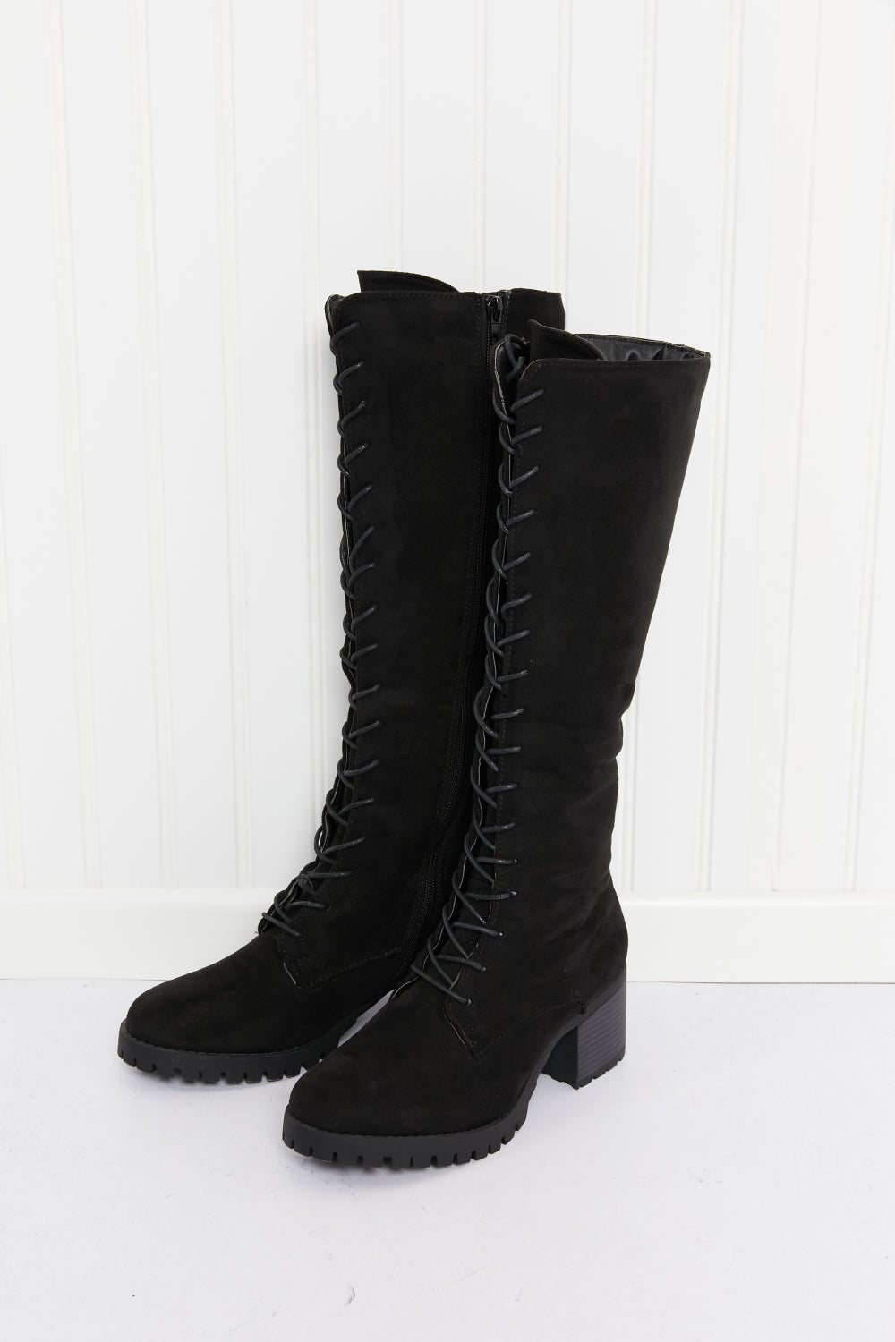 Legend Spellbound Lace-Up Knee-High Boots