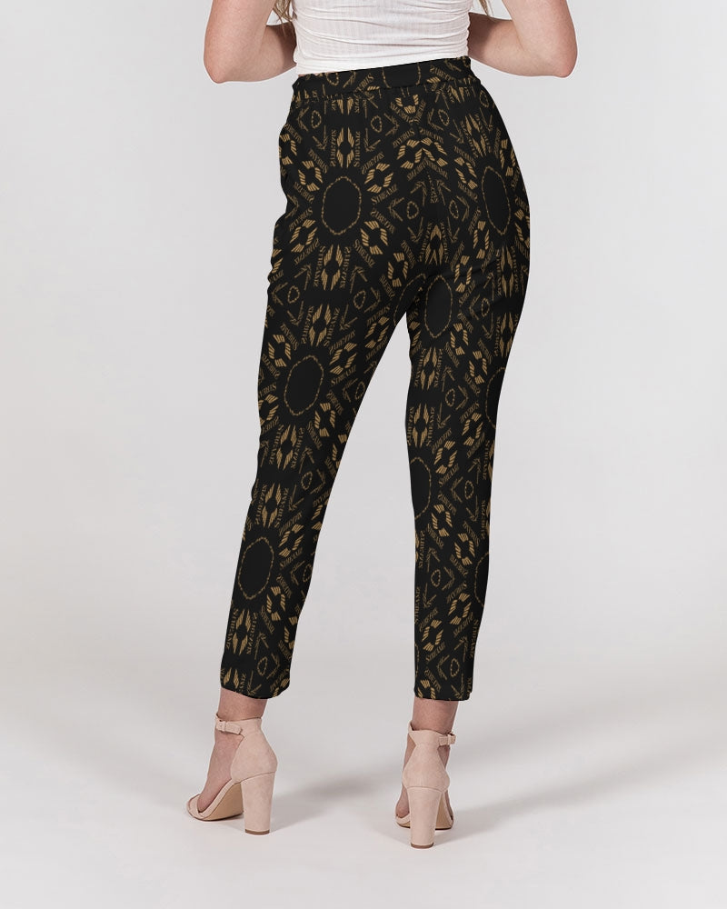 Streamz  Patterns of Expression Women's Belted Tapered Pants