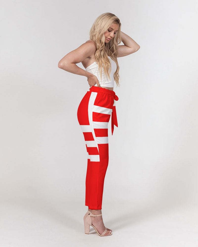 Red Ambition II Women's Belted Tapered Pants