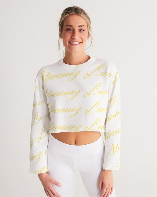 Streamz Gold Rush Women's Cropped Sweatshirt
