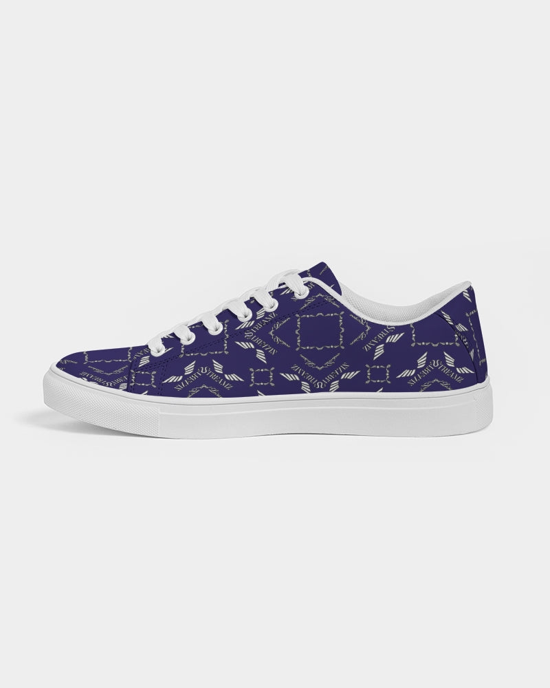 Streamz Blue Diamonds Women's Faux-Leather Sneaker