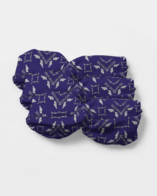 Streamz Blue Diamonds Twist Knot Headband Set