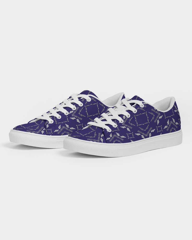 Streamz Blue Diamonds Women's Faux-Leather Sneaker