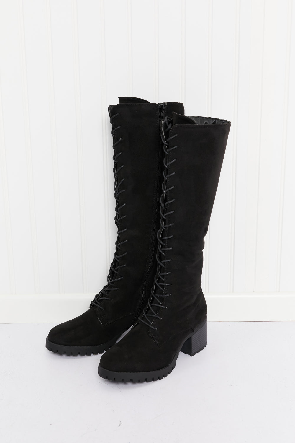 Legend Spellbound Lace-Up Knee-High Boots