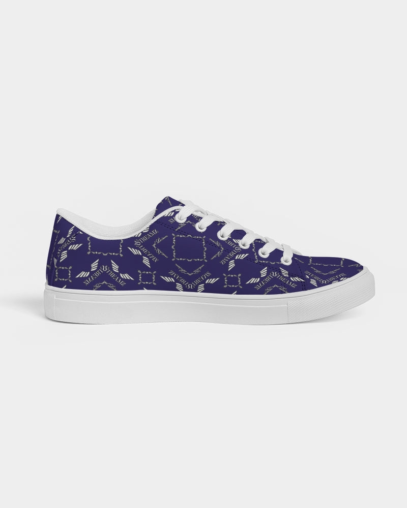 Streamz Blue Diamonds Women's Faux-Leather Sneaker