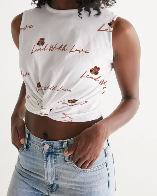 Lead with Love by SLL Women's Twist-Front Tank