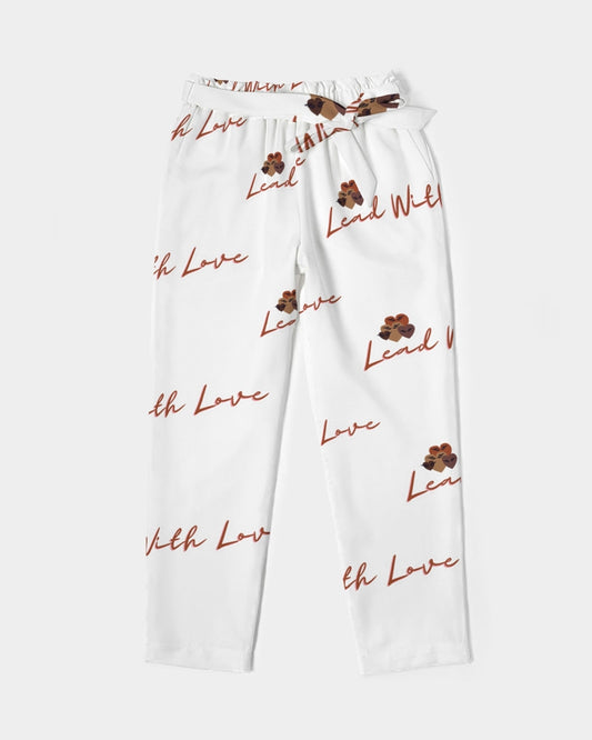 Lead with Love by SLL Women's Belted Tapered Pants
